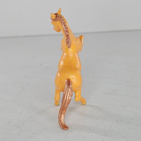 Breyer Custom Rearing Arabian Stablemate Horse Shimmering Orange Signed CM - Picture 6 of 11
